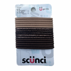 1 Dozen - Scunci Elastics, 15 pc of Mixed Colors