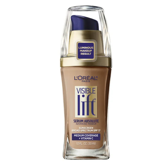 L'Oreal Paris Visible Lift Serum Foundation Makeup | 157 Classic Tan | 1 fl oz